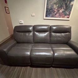Leather Sofa 