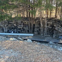 Uncut seasoned fire wood