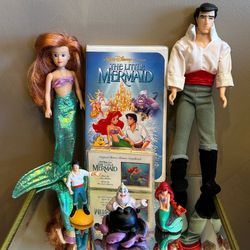 Vintage Disney Little Mermaid Collection of 7