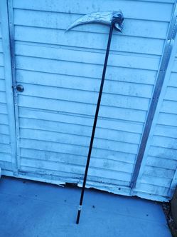 Grim reaper scythe Halloween prop.