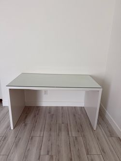 White desk