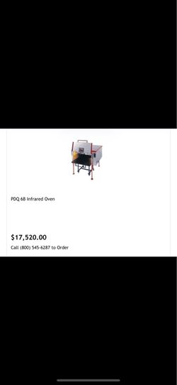 PDQ Infrared Oven