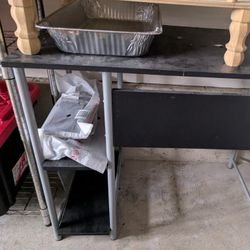 Office Table With Shelves