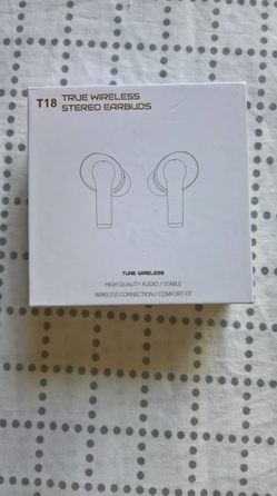 Bluetooth Earbuds IPX8 30Hr Charging Box 5.0 Hi-Fi Sound IPX8 Built-in Mic TWS 