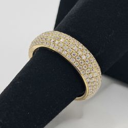 18 Kt Gold Diamond Amar Infinity Ring 