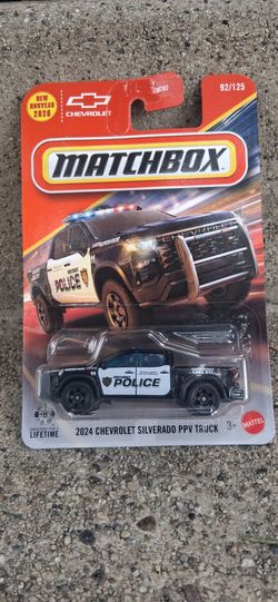 Hot Wheels 🔥 🌶 Chevy Silverado police  Matchbox