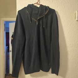 Trash Nouveau black sweater with hood Size M