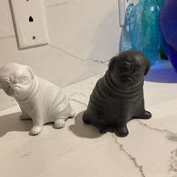 Pair Of Dog Figurines