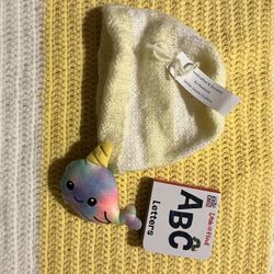 Handmade Baby Afghan & Baby Beanie Bundle