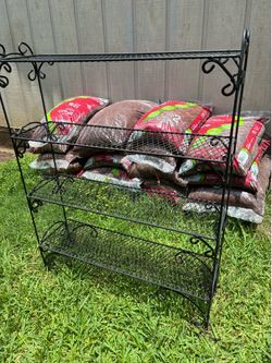 $180-Heavy Solid Iron Rack