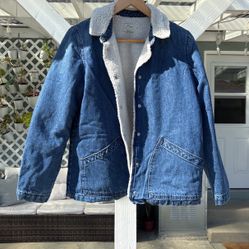 Women’s J Crew Fleece Lined Jacket 