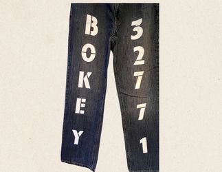 🌟 Upcycled Kenneth Cole Reaction Jeans – Make a Bold Statement! 🌟