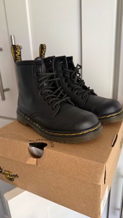 Dr. Martens Black Lace-Up Boots Toddlers