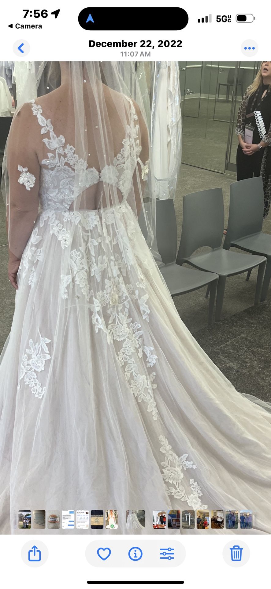 White wedding dress