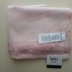 Coach Pink Scarf