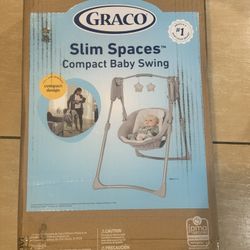 Graco Slim Spaces Compact Baby Swing 