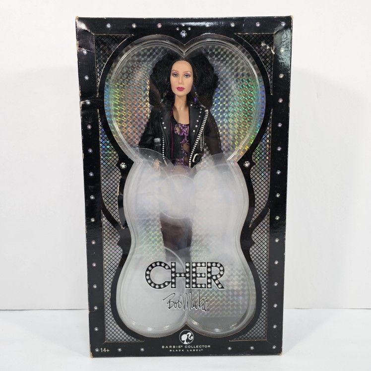 2007 Mattel Black Label Bob Mackie Designer Cher Doll K7903 in Original Box