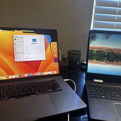 16 Inch MacBook Pro + HP Envy Touch Screen Laptop 