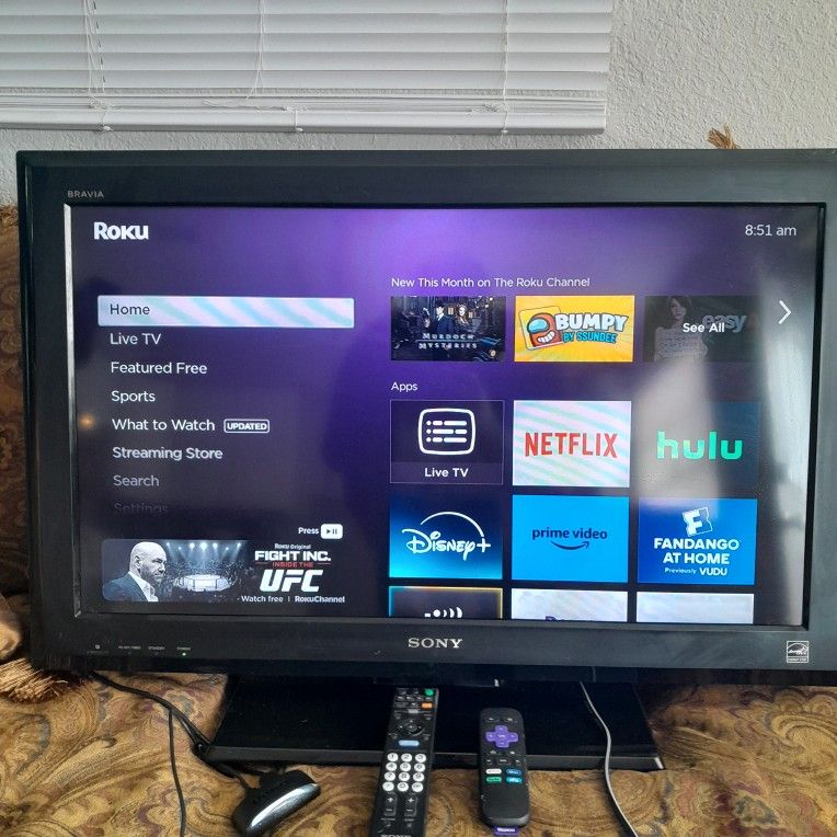 Sony 22 Inch TV With Roku Included $30