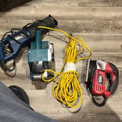 Reciprocating Saw Band Sander And Jigsaw