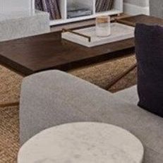 Bassett Solid Wood And Metal Coffee Table 