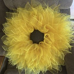 Sunflower Wreath & Sign