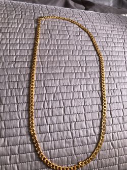 Cadenas chapada de 18k