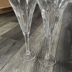 Antique Glass Wine Glasses