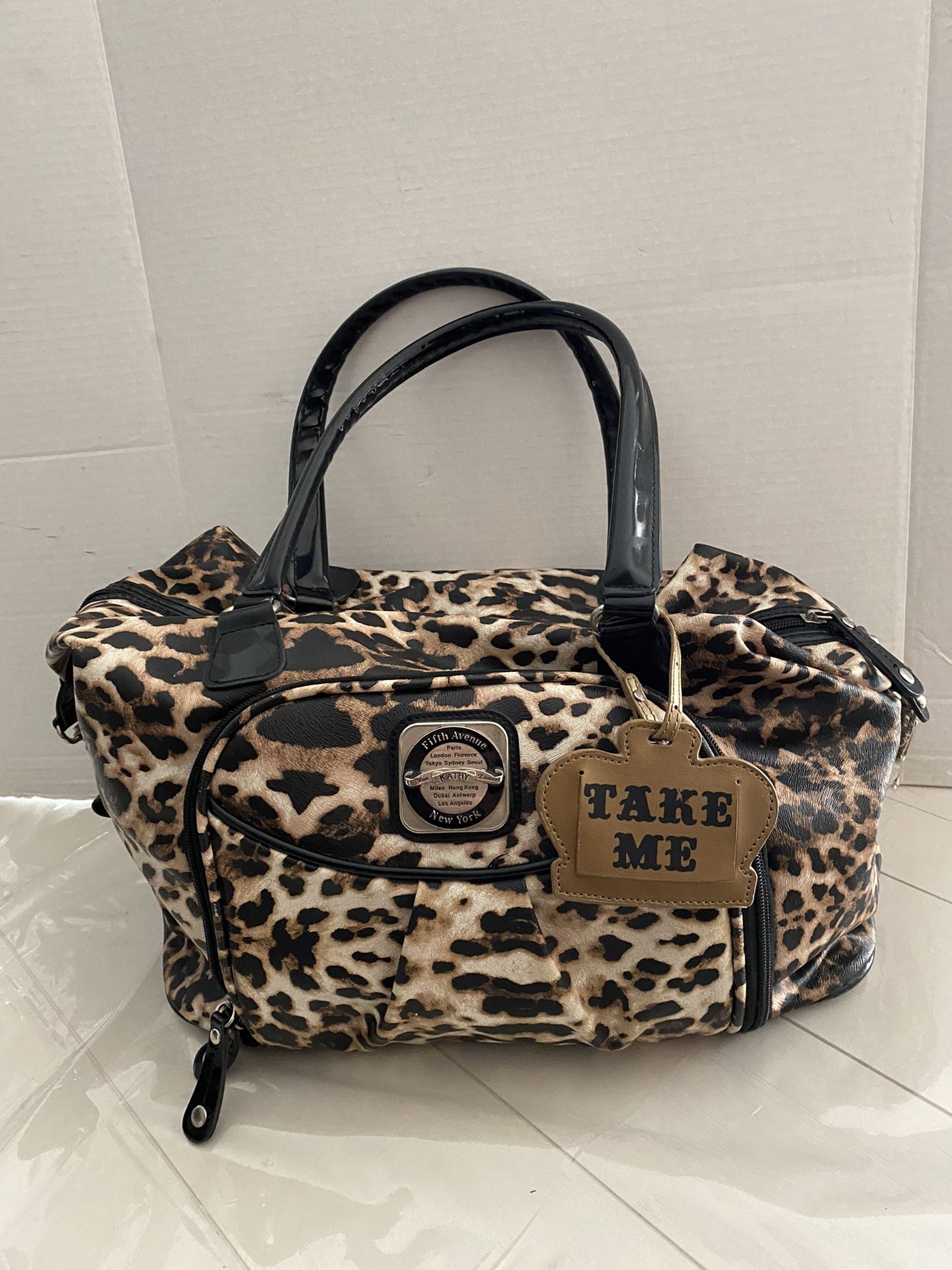 Leopard Kathy Van Zeeland Crossbody Leopard Purse Van Zeeland