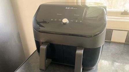 Instant vortex dual basket black 8qt air fryer