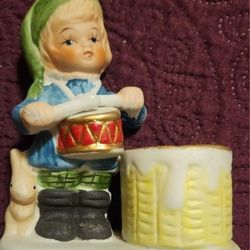 Vintage Christmas Candle Holders
