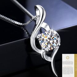 CERTIFIED Moissanite Necklace
