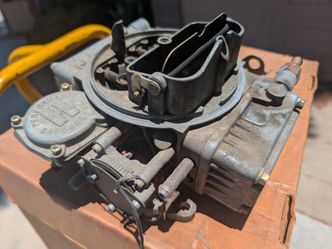 Holley 4 barrel carb.  $50.