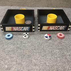 NASCAR Themed Single Hole Washer Toss Game