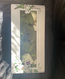 fake vine and flowers
