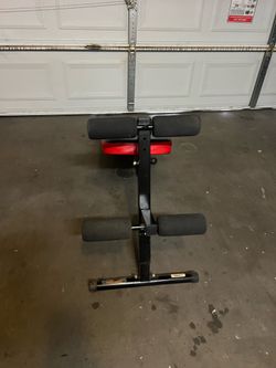 Workout bench for the apps