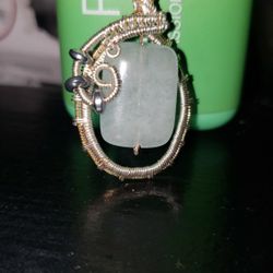 Hand Made Wire Wrapped Pendant 