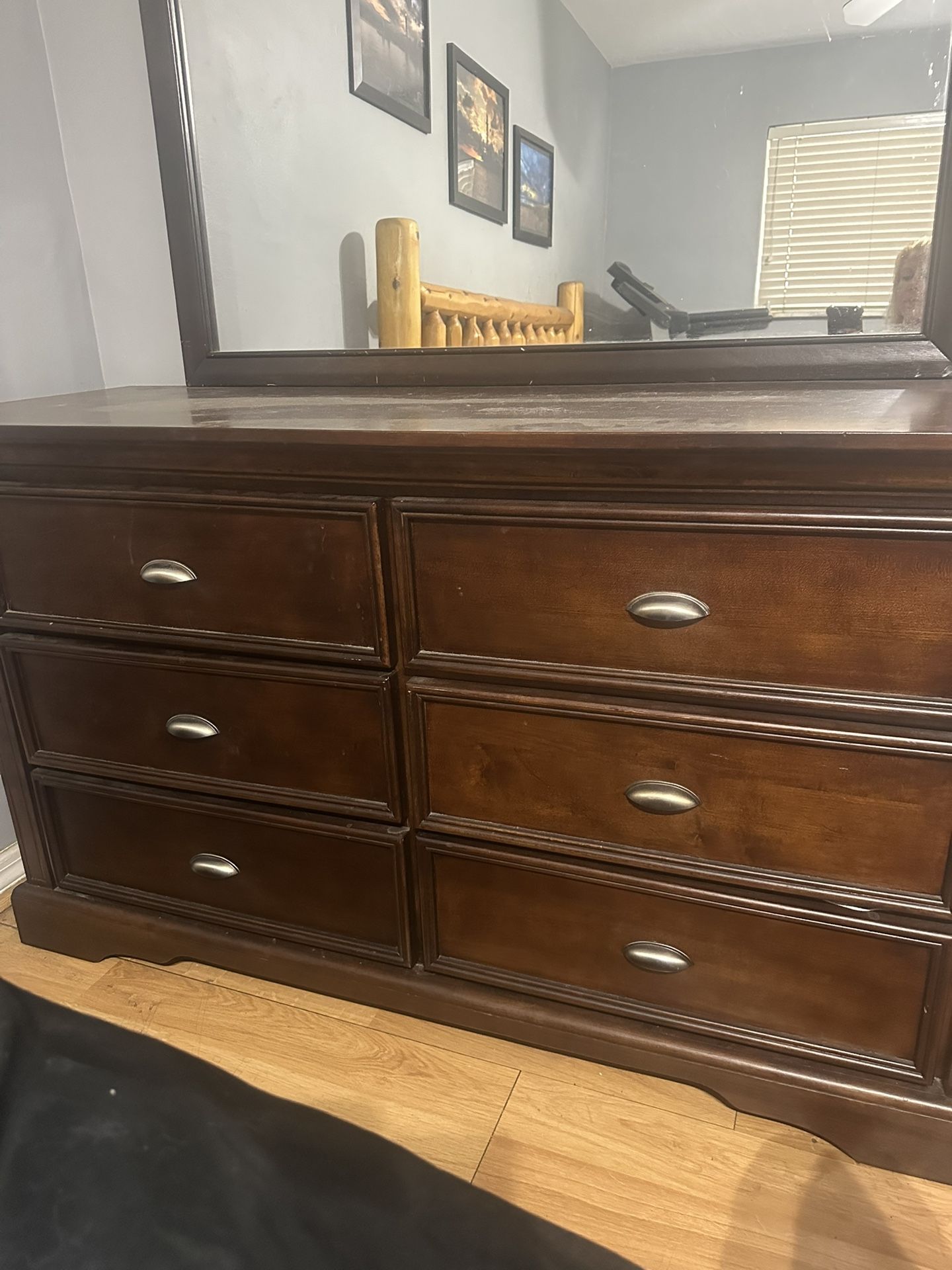 Dresser And Mirror
