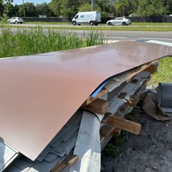 Flat sheet metal 4 x 10