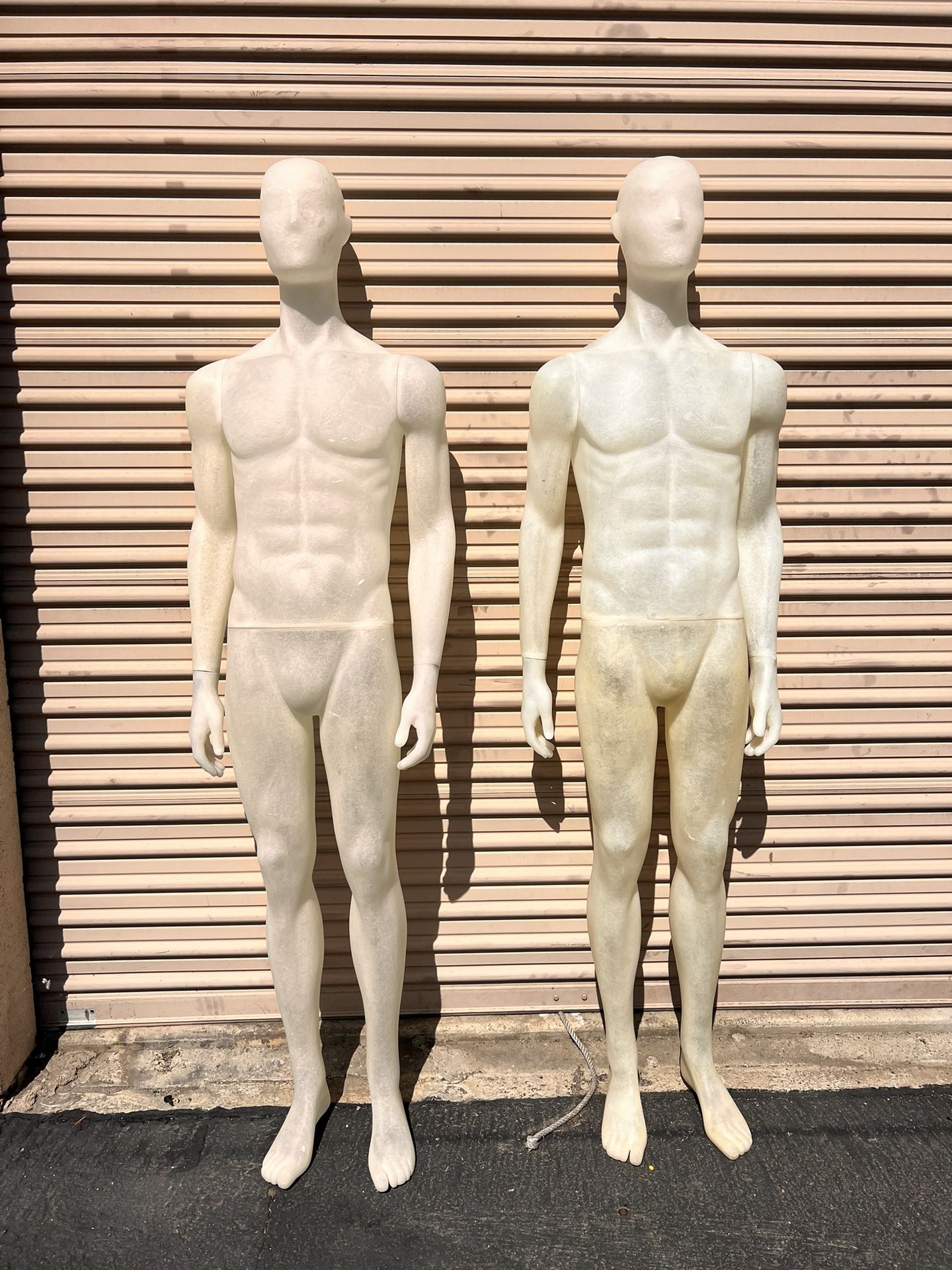 Universal Display Semi Translucent Mannequins Males