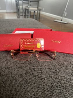 Cartier Pink/Red Sunglasses 