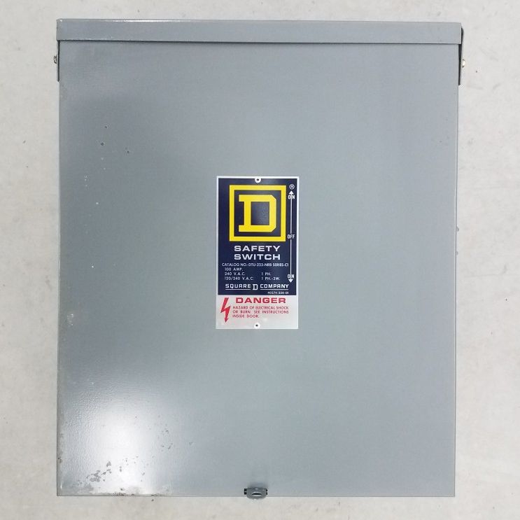Square D 100 Amp/240 V. AC Safety Switch
