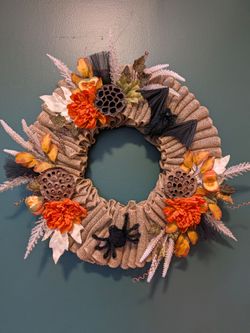 Halloween wreath - handmade New