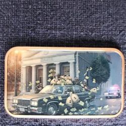 1 Ounce Painted .999 Copper Bar