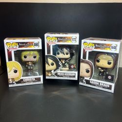 Funko Pop Attack on Titan Set of 3