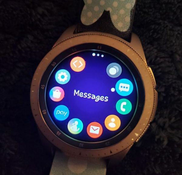 samsung rose gold watch best buy