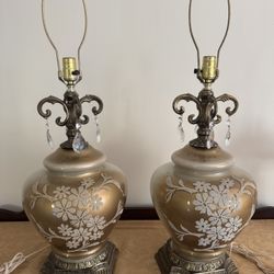 Vintage Table Lamps (Pair)