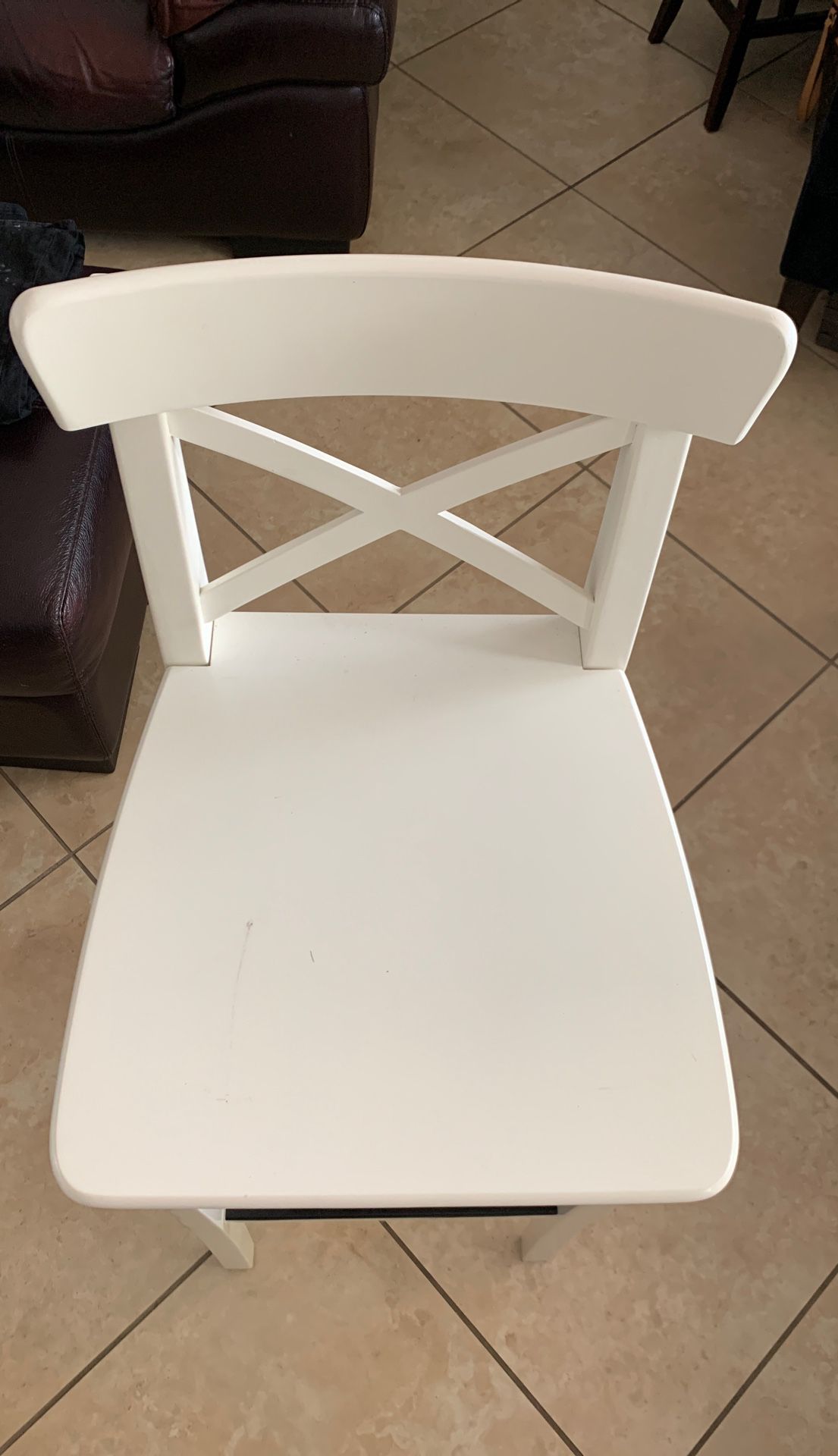 White Bar stool