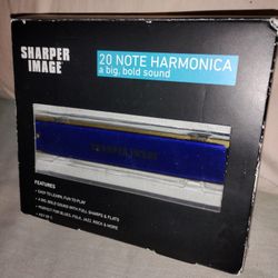 Sharper Image 20 Note Harmonica! Brand New! - $20 (43612)
Sharper Image 20 Note Harmonica! Brand New! 