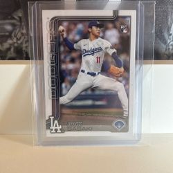 Roki Sasaki – 2025 Topps Series 2 #558 Rookie Card